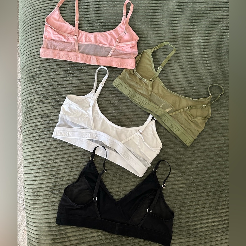 Lounge brand Mesh Bra Set of 4